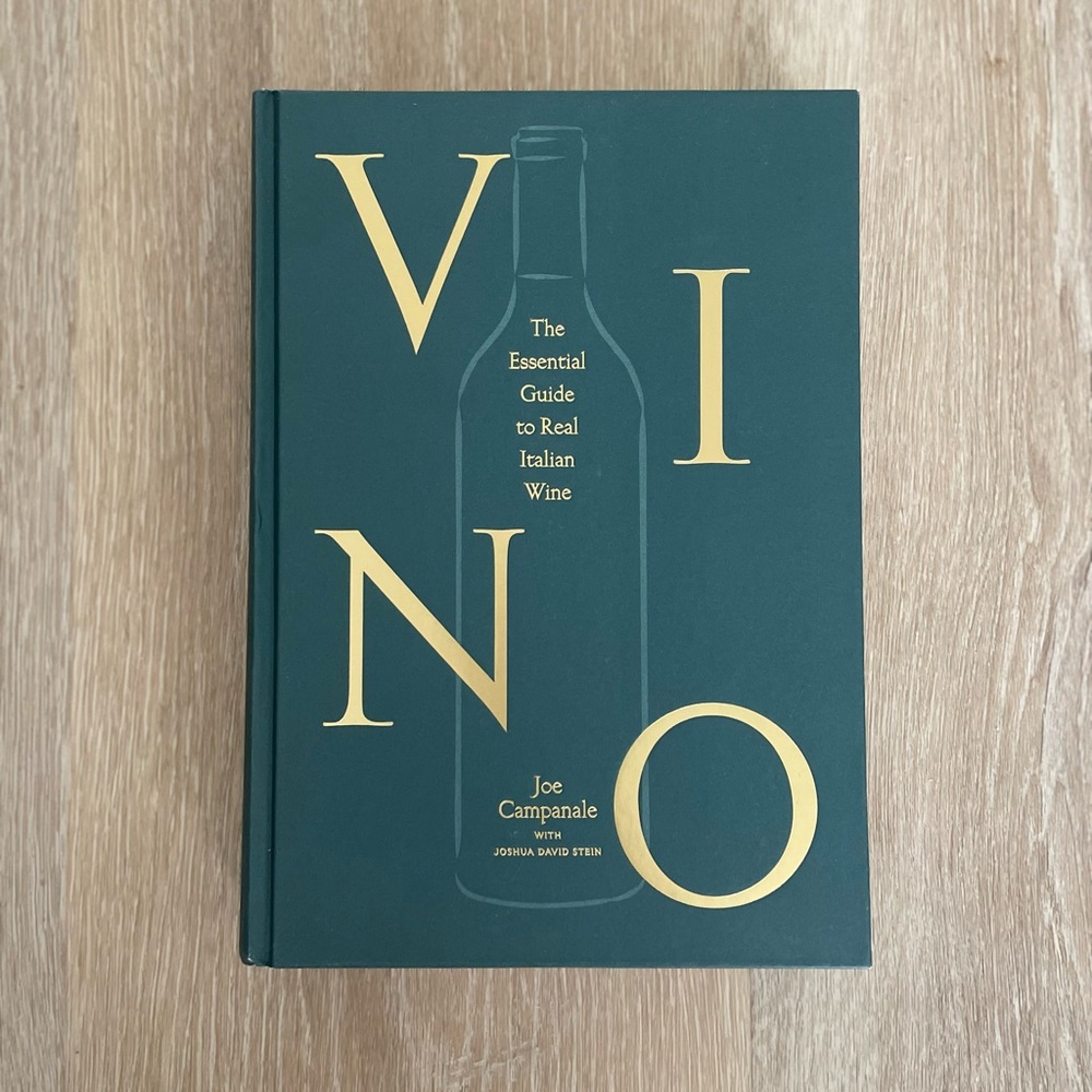 Vino Italian Wine Guide Book Joe Campanale Hardcover Coffee Table Book